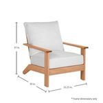 Product Image 5 for Ashland Teak Lounge from Summer Classics