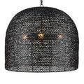 Product Image 11 for Piero Medium Black Woven Rattan Pendant from Currey & Company