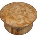 Product Image 1 for Round Tower Driftwood Drum Coffee Table from Sarreid Ltd.