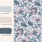 Product Image 4 for Laura Ashley Portia Textured Pale Slate Floral Wallpaper from Graham & Brown