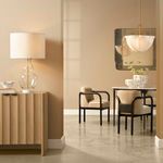 Product Image 6 for Aire Small Off-White Linen Chandelier from Jamie Young