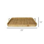 Product Image 1 for Decker Rattan Tray from Homart