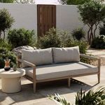 Product Image 9 for Sherwood 63" Stone Grey Wooden Outdoor Sofa from Four Hands