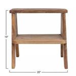 Product Image 4 for Reclaimed Wood Step Stool / Accent Table With Shelf from Creative Co-Op