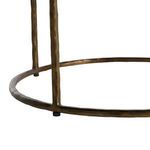 Product Image 1 for Lucas Natural Ivory Hide Leather Stool from Gabby