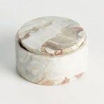 Product Image 2 for Jaqueline Marble Round Lidded Box Wide from Napa Home And Garden