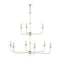Product Image 6 for Nottaway Linear Champagne Chandelier from Currey & Company