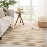 Product Image 3 for Rey Natural  Striped Tan / Ivory Area Rug from Jaipur 