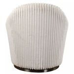 Product Image 3 for Crue White Swivel Chair from Uttermost