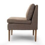 Side profile of Aurelia Dining Banquette highlighting seat and back cushion alignment