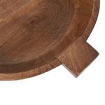 One bowl standing upright behind another lying flat, showcasing depth and handle width differences
