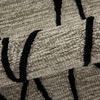 Product Image 3 for Enzo Taupe / Black Textured Striped Area Rug - 2' x 3' from Feizy Rugs