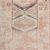 Narrow runner rug with same pattern and color palette displayed vertically