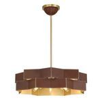 Product Image 1 for Atherton 5-Light Pendant in Warm Brass from Savoy House 