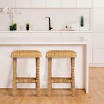 Product Image 7 for Shoreline Woven Bar Stool from Creative Co-Op