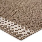 Product Image 3 for Tirana Indoor/ Outdoor Borders Gray/ Brown Rug By Nikki Chu from Jaipur 