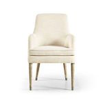 Product Image 3 for Shoal Linen & Grasscloth Host Chair from Johnathan Charles