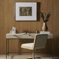 Product Image 18 for Trey Dove Poplar Modular Writing Desk with Leather Pulls from Four Hands