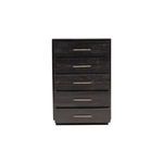 Product Image 2 for Suki Tall Boy Burnished Black Wooden Dresser from Four Hands