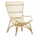Product Image 1 for Monet High Back Lounge Chair - Natural from Sika Design