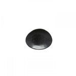 Product Image 1 for Livia Ceramic Stoneware Oval Plate, Set of 6 - Matte Black from Costa Nova