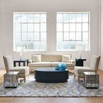 Product Image 4 for Mila Navy Oval Drum Coffee Table from Villa & House