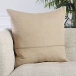 Ortiz Solid Light Gray Throw Pillow 22 inch image 4