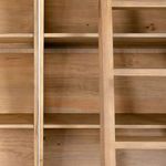 Product Image 3 for Bane Triple Bookshelf with Ladder - Smoked Pine from Four Hands