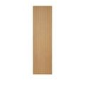 Side panel view of cabinet showing plain smooth oak surface and minimalistic box shape