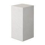 Monolithic pedestal shown from a three-quarter angle with shadowing on one side