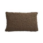 Another horizontal view of Murphy Pillow in brown with a slightly different dimension or perspective