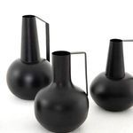 Product Image 10 for Aleta Vases, Set Of 4 Iron Matte Black from Four Hands