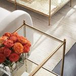 Product Image 5 for Gold Glass Modern Rectangular Perfection Console Table from Caracole