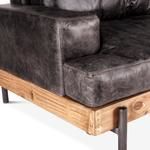 Product Image 1 for Chiavari Distressed Casual Antique Ebony Leather Sofa from World Interiors