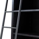 Product Image 9 for Admont Worn Black Veneer Traditional Bookcase with Ladder from Four Hands
