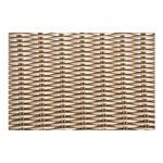 Macro close-up showing detailed horizontal and vertical wicker weave pattern