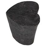 Product Image 3 for Black Marble Heart Stool from Noir