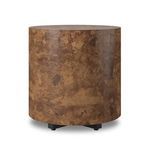 Product Image 6 for Hudson Dark Bark Paper Round End Table from Four Hands