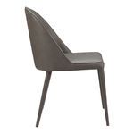 Product Image 1 for BURTON PU DINING CHAIR GREY, Set of Two from Moe's