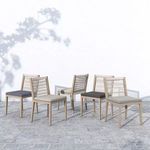 Product Image 2 for Sherwood Outdoor Dining Chair Washed Brown from Four Hands
