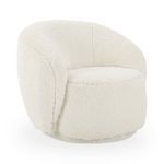 Product Image 1 for Adley Upholstered Plush Swivel Chair from Classic Home