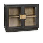 Product Image 1 for Larson Two-Door Glass Oak Cabinet from Classic Home Furnishings