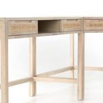 Clarita Desk System W/ Filing Cabinet - White Wash Mango image 14