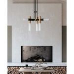 Product Image 5 for Koa Aluminum 6-Light Chandelier from Troy Lighting