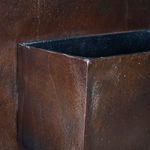 Product Image 2 for Ozur Rectangle Wall Planter Antique Rust from Four Hands