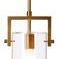 Product Image 3 for Cambrai Small Antique Brass & Glass Pendant from Jamie Young