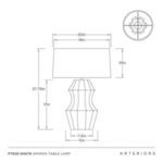 Product Image 5 for Aphros Table Lamp from Arteriors