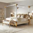 Product Image 2 for Aiden Acrylic Canopy Upholstered Bed from Bernhardt Furniture