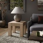 Product Image 4 for Abaso Whitewash Rustic Oak End Table from Four Hands