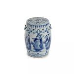 Product Image 1 for Blue & White Garden Stool 8 Immortals Motif from Legend of Asia